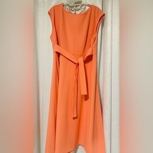 Coral Calvin Klein Dress